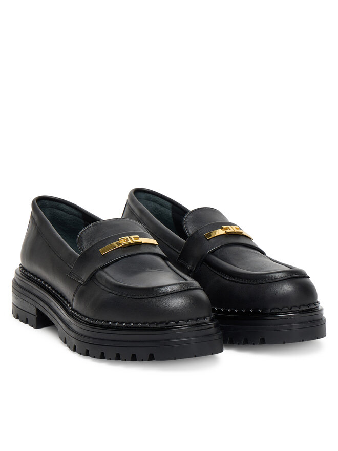 Elisabetta Franchi Slipper Elisabetta Franchi Low Cut Shoe F4A4-E0397-1251 Schwarz