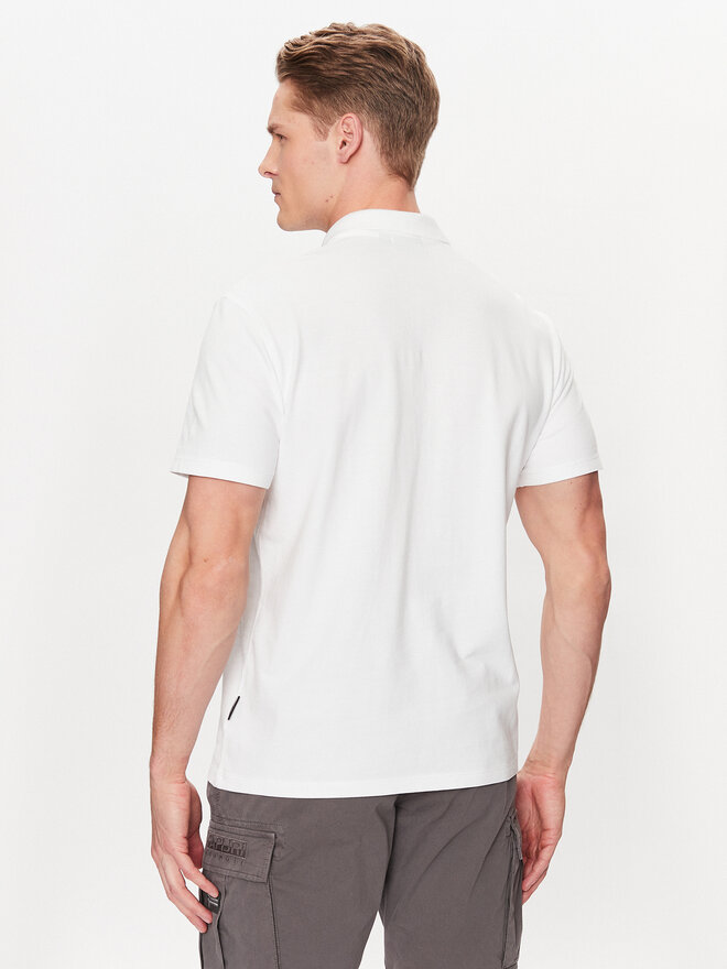 Napapijri Napapijri Polo Ealis NP0A4H8B Λευκό Regular Fit