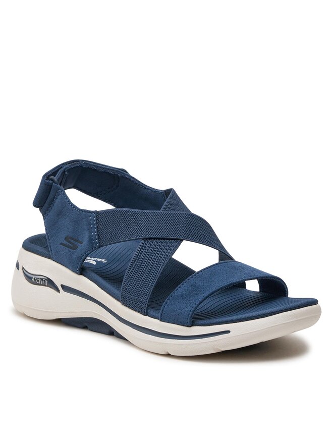 Skechers Sandały Skechers Go Walk Arch Fit Sandal-Treasured 140257/NVY Granatowy