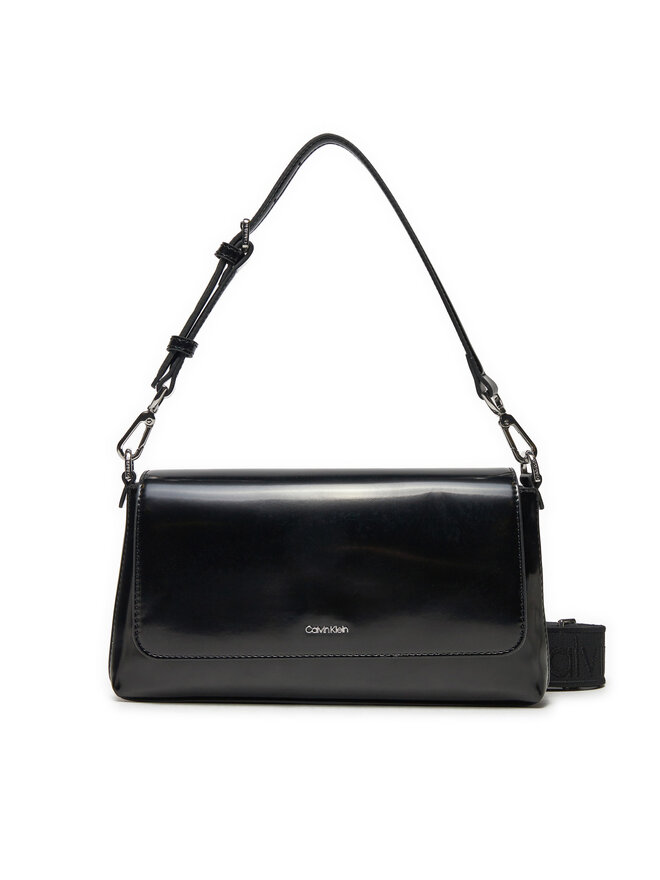 Calvin Klein Сумка Calvin Klein Ck Must Conv Shoulder Bag_Shiny K60K612885 Чорний