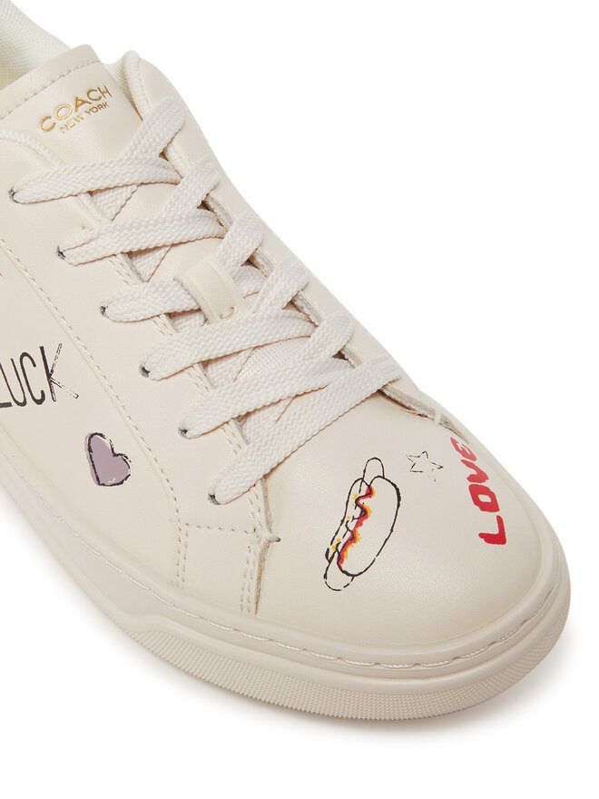 Coach Sneakersy Coach CAQ45 Écru