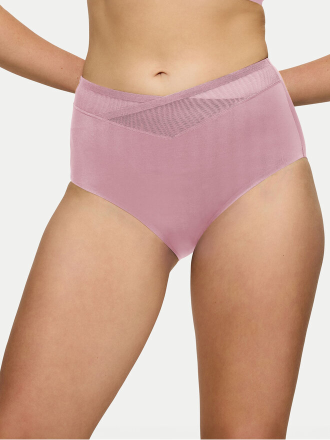 Triumph Triumph Klasične spodnje hlačke z visokim pasom True Shape Sensation 10218231 Roza