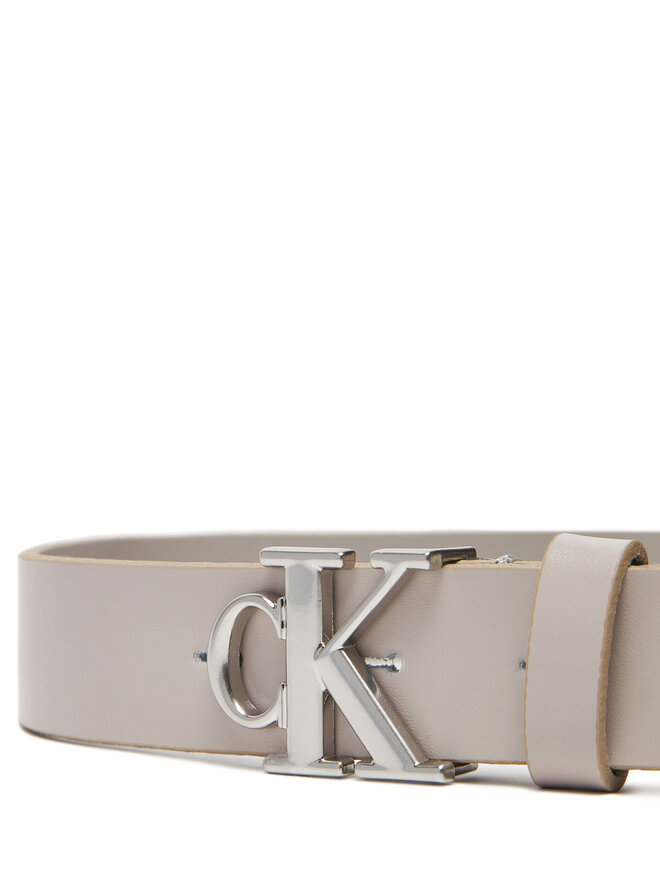 Calvin Klein Curea de Damă Calvin Klein Monogram Plaque Buckle 25Mm LV04K7017G Alb