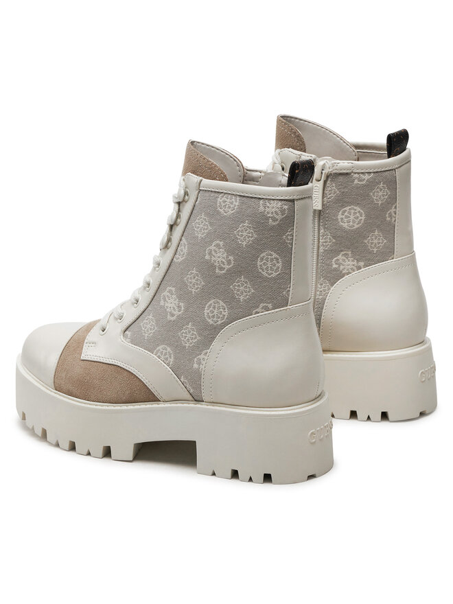 Guess Členková obuv Guess Vaina2 FLTSL2 ELE10 Écru