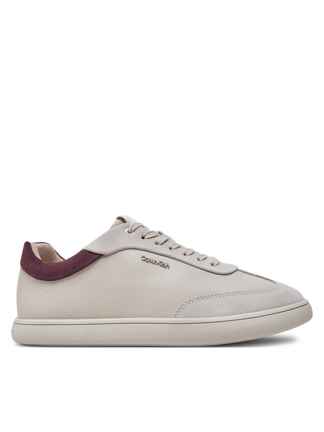 Calvin Klein Sneakersy Calvin Klein Cupsole Lace Up - Lth Sue Mix HW0HW02435 Beżowy