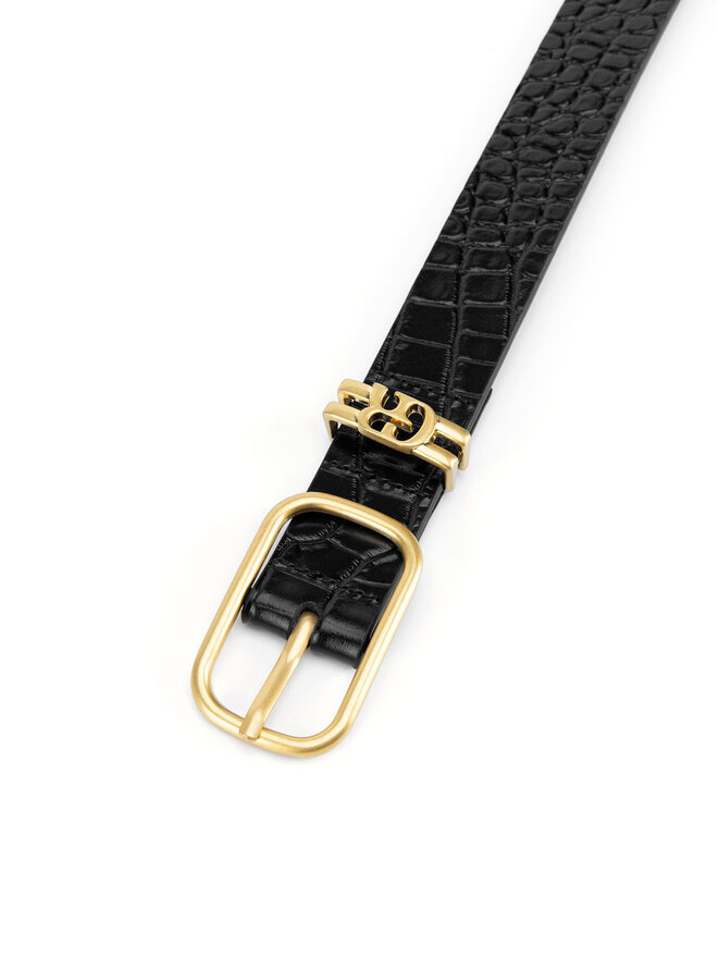 Gino Rossi Cinturón para mujer Gino Rossi BLYL24001-3 CR Negro