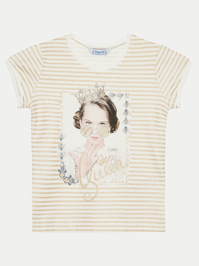 Mayoral Mayoral T-Shirt 3010 Goldfarben Regular Fit