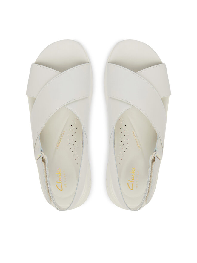 Clarks Босоніжки Clarks DashLite Wish 26186583 Білий