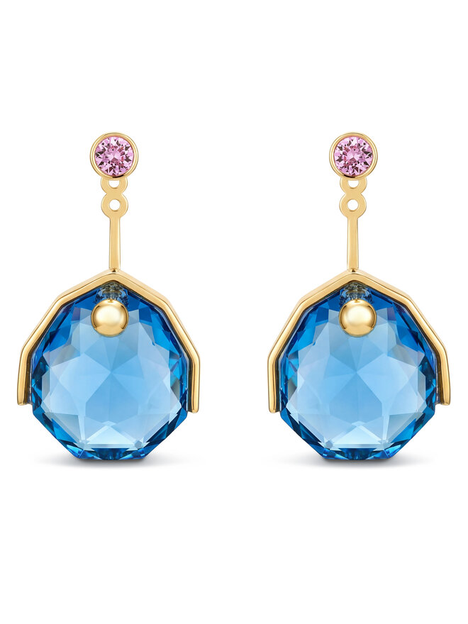 Swarovski Сережки Swarovski Gema 5737449 Голубий