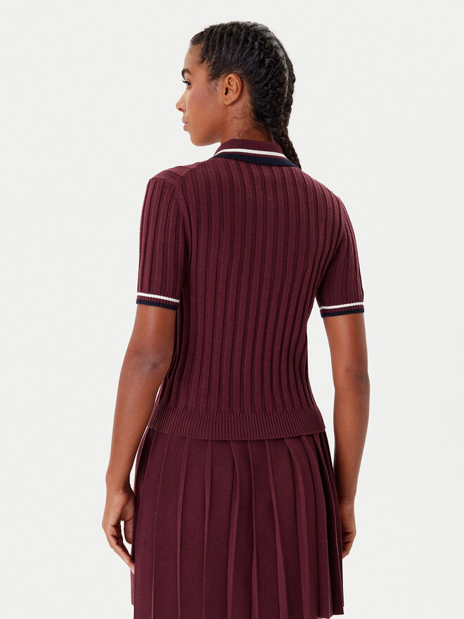 Guess Guess Poloshirt V5BP04 Z1152 Dunkelrot Regular Fit