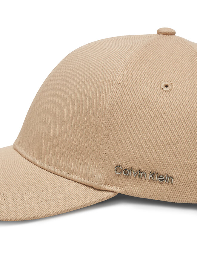 Calvin Klein Czapka z daszkiem Calvin Klein Cotton Twill Cap K60K612910 Szary