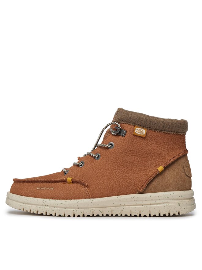Hey Dude Μποτίνια Hey Dude Bradley Boot Leather 40189-21N Καφέ