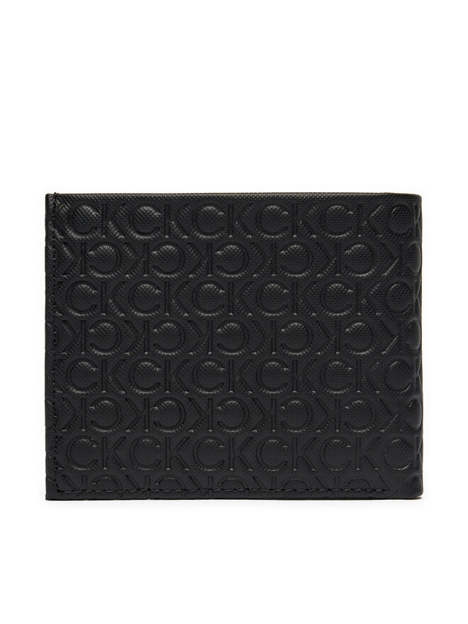 Calvin Klein Μεγάλο Πορτοφόλι Ανδρικό Calvin Klein Ck Must Mono Bifold 5Cc W/Coin K50K511941 Μαύρο