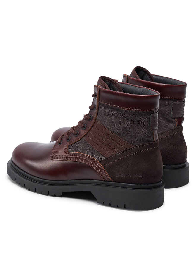 G-Star Raw Schnürschuhe G-Star Raw Tyler Boot Mid M D25777 Dunkelrot