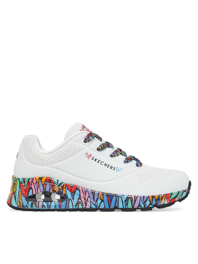 Skechers Αθλητικά Skechers Skechers Uno - Ravaged Love 177918/WMLT Λευκό