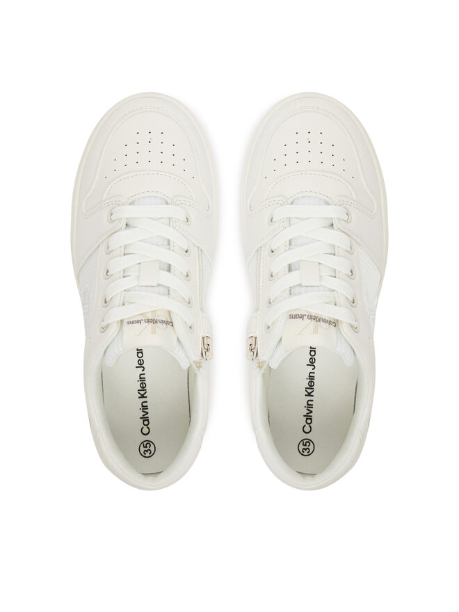 Calvin Klein Jeans Снікерcи Calvin Klein Jeans Low Cut Lace-Up Sneaker V3X9-82093-1697 Білий