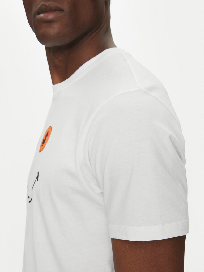 Save The Duck Save The Duck Футболка DT1197M BESY20 Білий Regular Fit