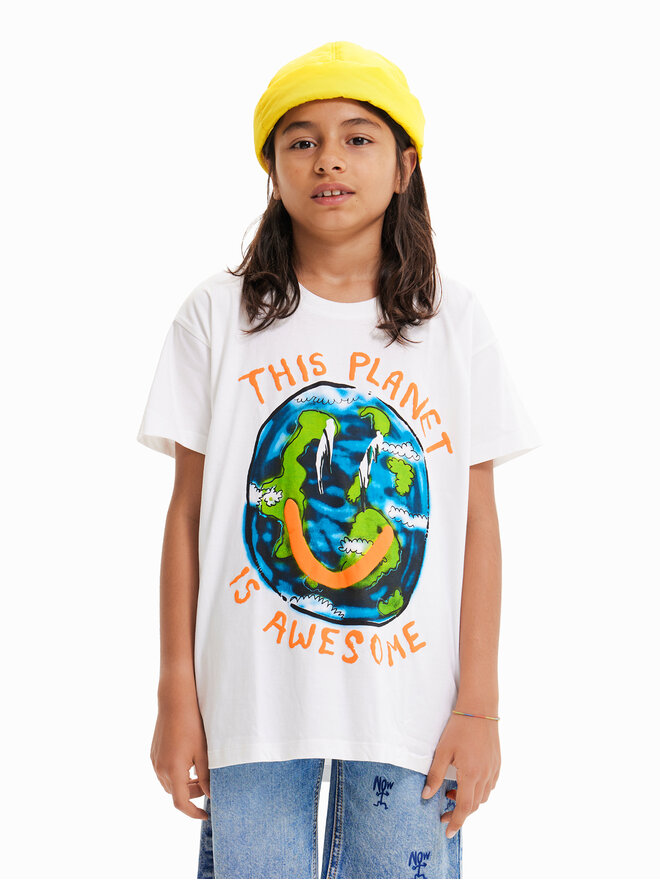Desigual Desigual Majica 23SBTK09 Pisana Regular Fit