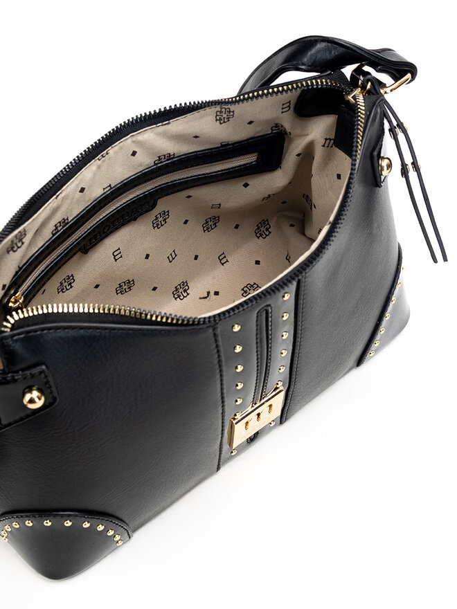 Monnari Ročna torba Monnari TORIMP0-24Z-BAG5960-K020D000-R00 Črna