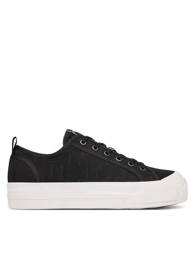 KARL LAGERFELD Sneakers aus Stoff KARL LAGERFELD Kampus Max V KL50526 Schwarz