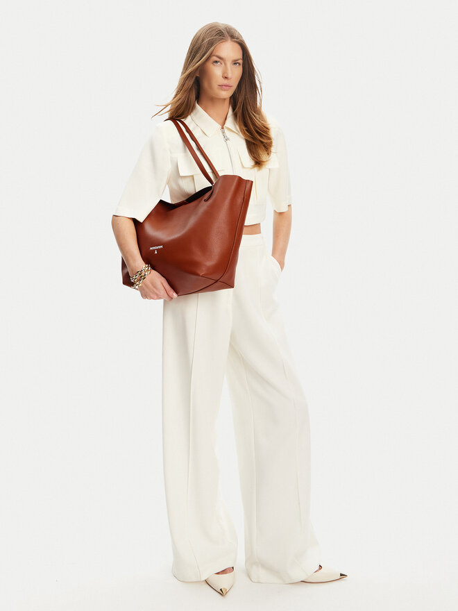 Patrizia Pepe Τσάντα Patrizia Pepe 2B0130/L148 Καφέ