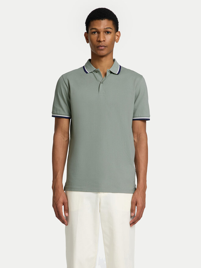 Selected Homme Selected Homme Pólóing 16095852 Zöld Slim Fit
