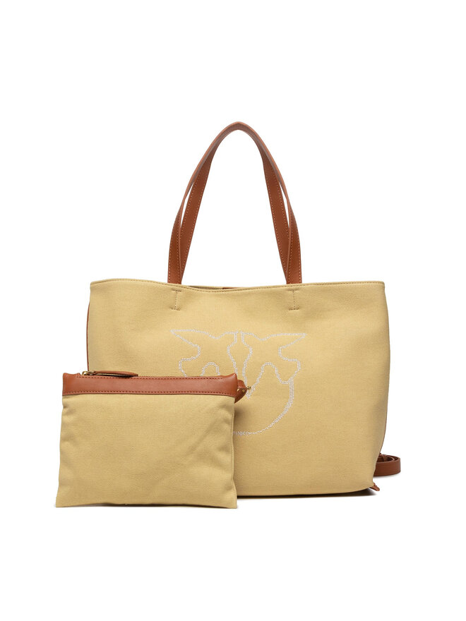 PINKO Τσάντα Pinko Everyday 2 Shopping PE 22 PLTT 1P22MQ Y7V2 Κίτρινο