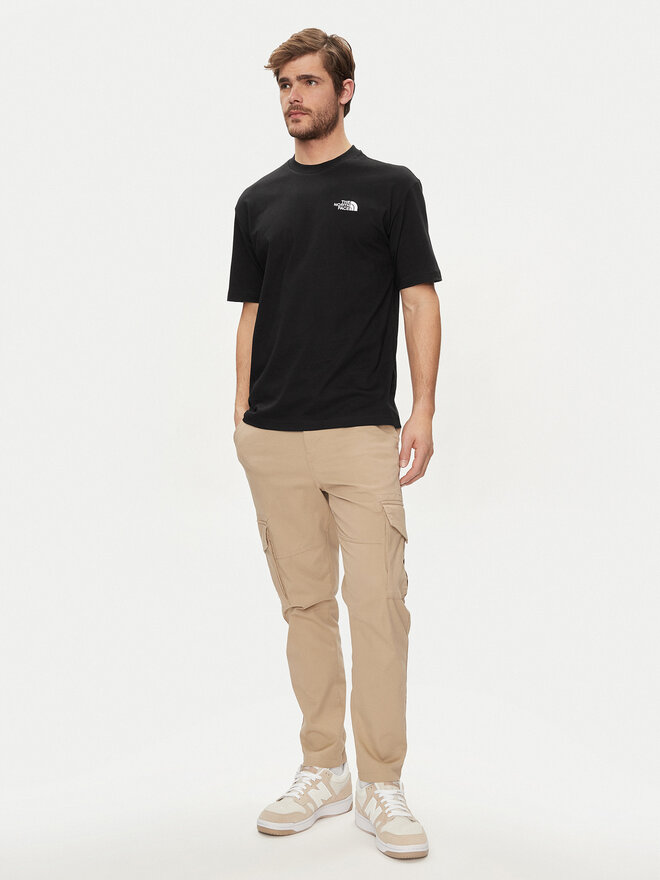 The North Face The North Face Marškinėliai Simple Dome NF0A87NR Juoda Oversize