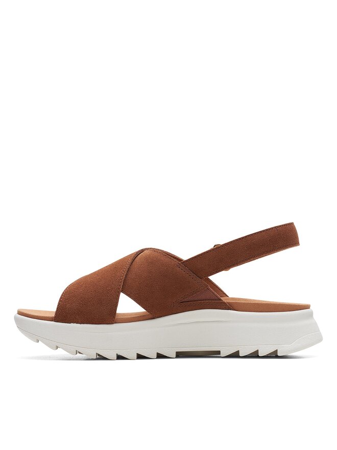 Clarks Sandały Clarks DashLite Wish 26171950 Brązowy