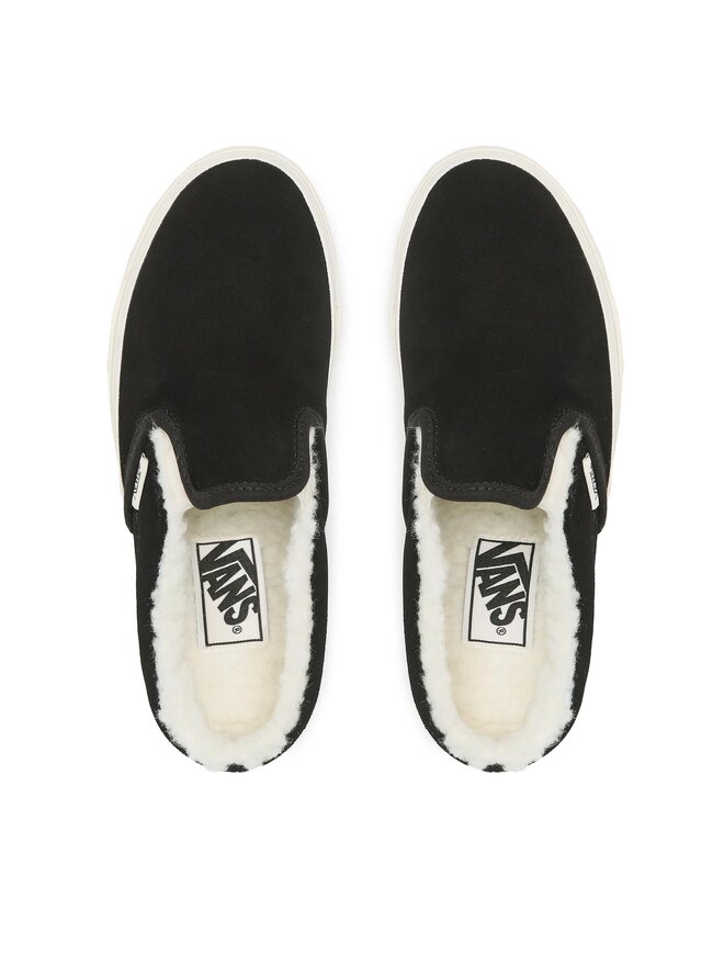 Vans classic fleece slip-on sneaker on sale