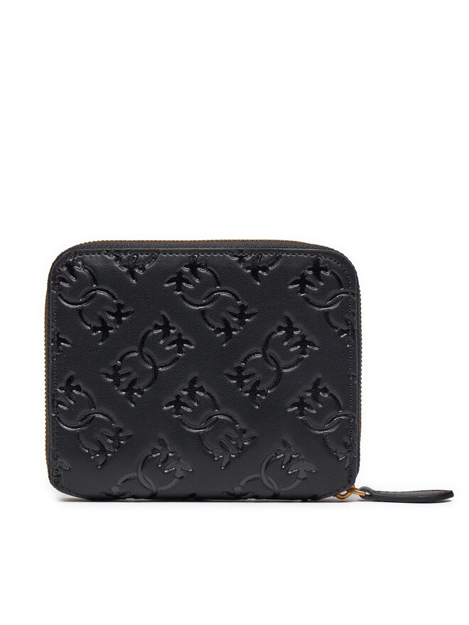 PINKO Mały Portfel Damski Pinko Taylor Zip Around AI 24-25 PCPL 100249 A1YB Czarny