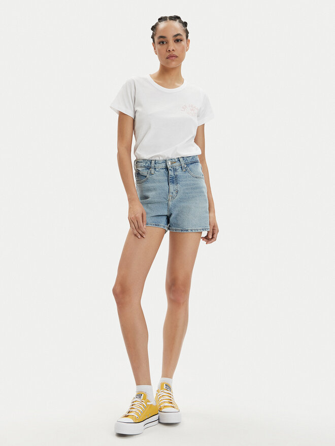 Lee Lee T-Shirt 112350224 Weiß Slim Fit