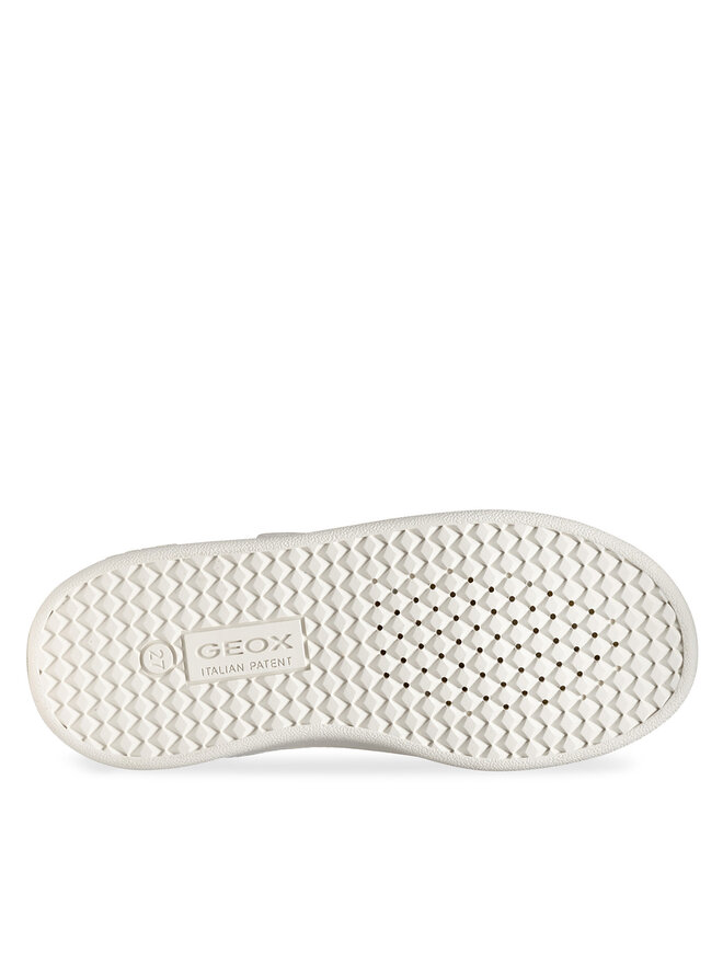 Geox Sneakersy Geox J Eclyper J55LRB 5411 C0563 S Biały