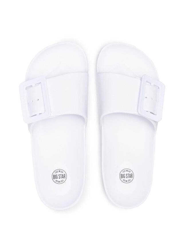 Big Star Shoes Шльопанці Big Star Shoes FF274A391 Білий