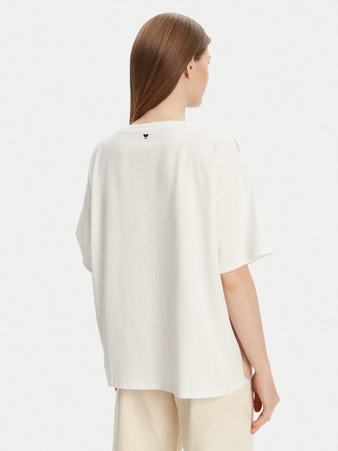 Weekend Max Mara Weekend Max Mara Camiseta Pampas 2515941082 Beis Relaxed Fit