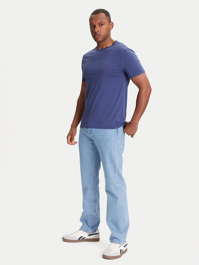 United Colors Of Benetton United Colors Of Benetton Majica 3U53J1F15 Modra Regular Fit