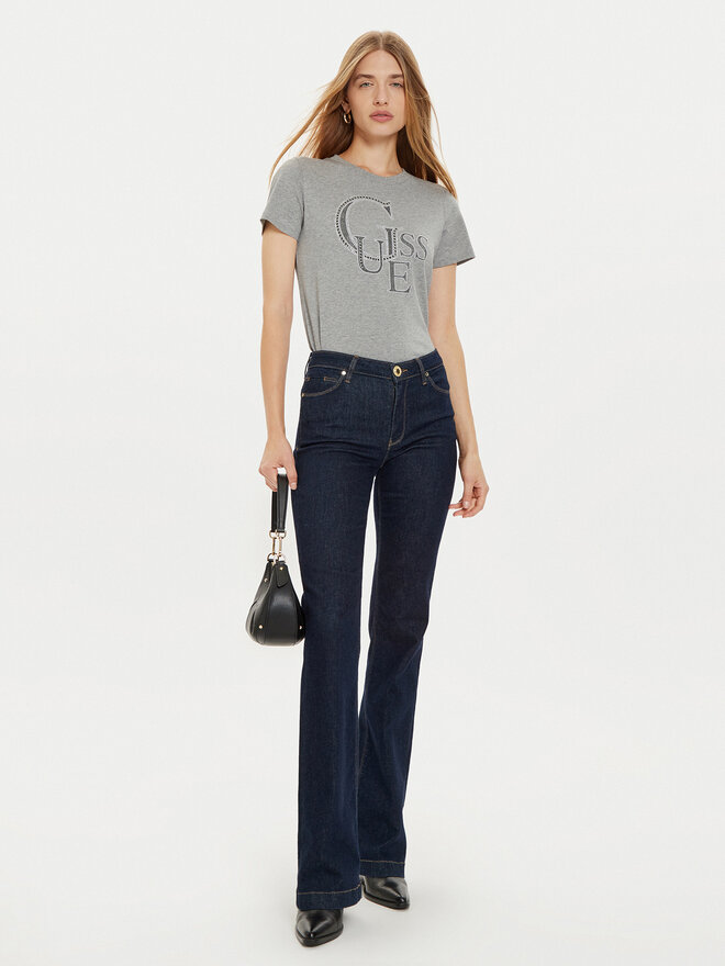 Guess Guess Póló W4BI16 I3Z14 Szürke Regular Fit
