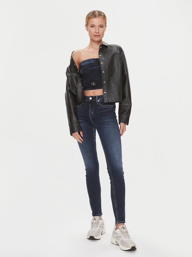Calvin Klein Jeans Calvin Klein Jeans Top J20J222870 Dunkelblau Slim Fit