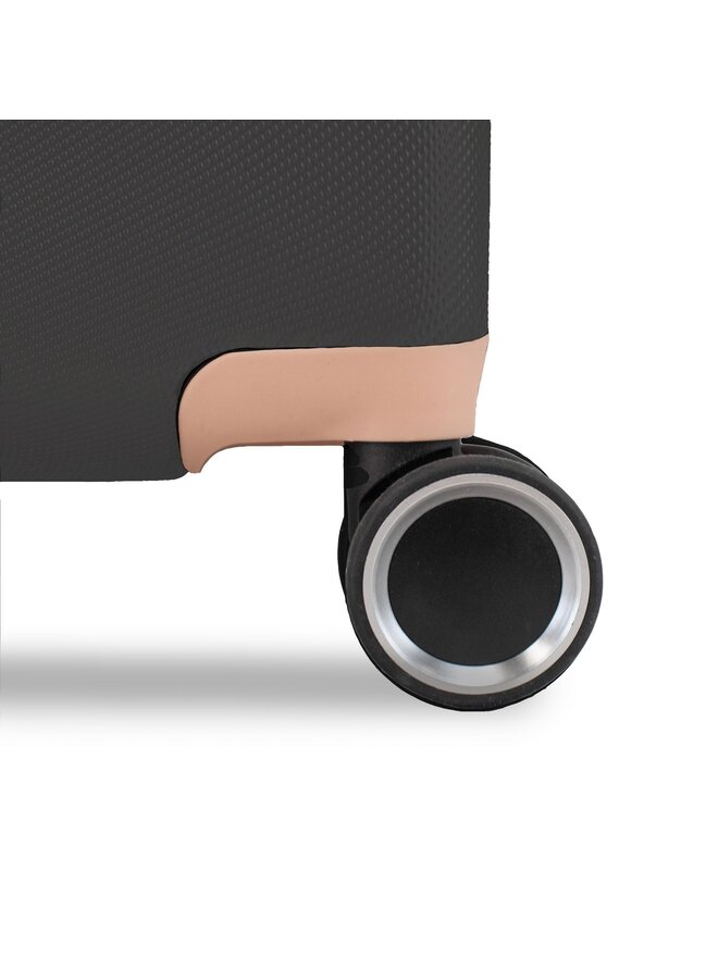 Semi Line Velik kovček Semi Line T5671-4 Črna