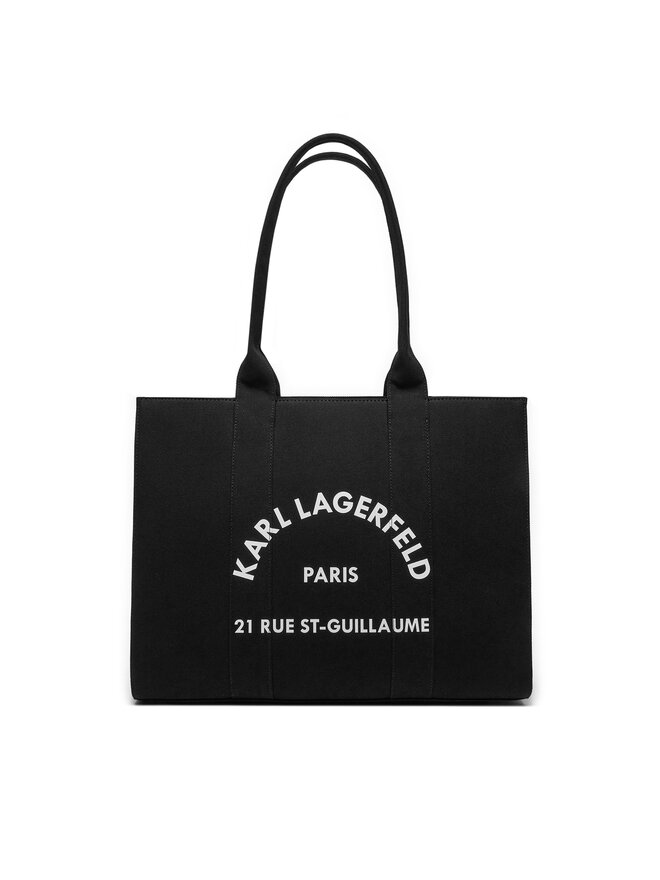 KARL LAGERFELD Táska KARL LAGERFELD A1W50009 Fekete