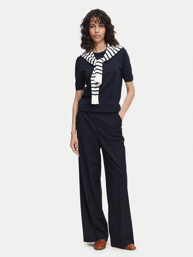 Beverly Hills Polo Club Beverly Hills Polo Club Bluse P-SS26W-M6564-0298 Dunkelblau Regular Fit