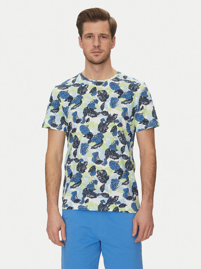 Blend Blend Camiseta 20717778 Azul Regular Fit
