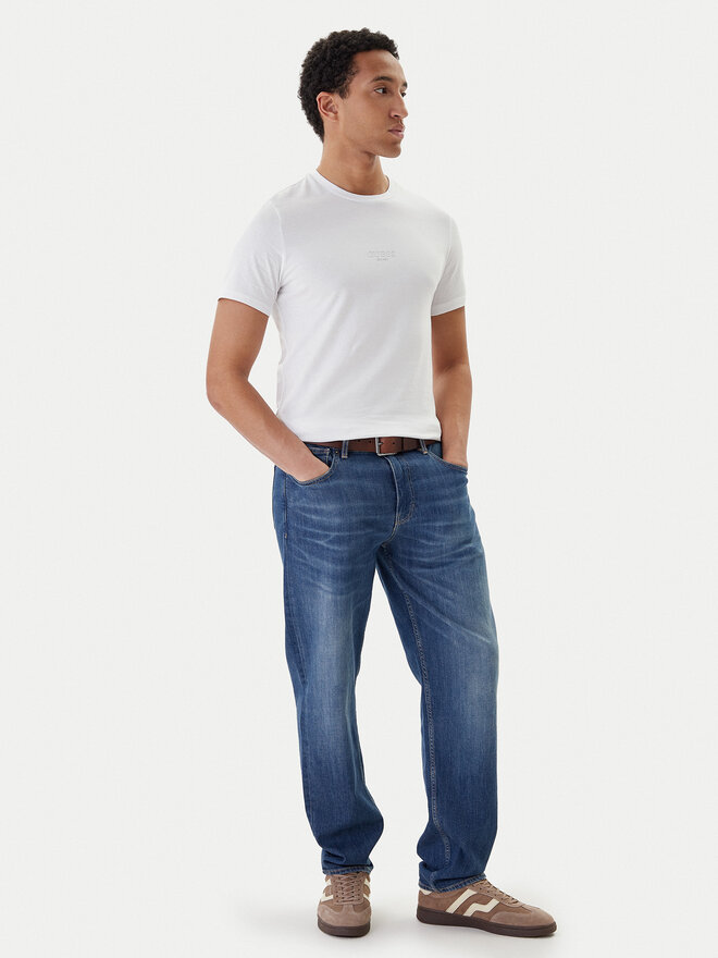 Guess Guess T-Shirt M2YI72 I3Z14 Weiß Slim Fit