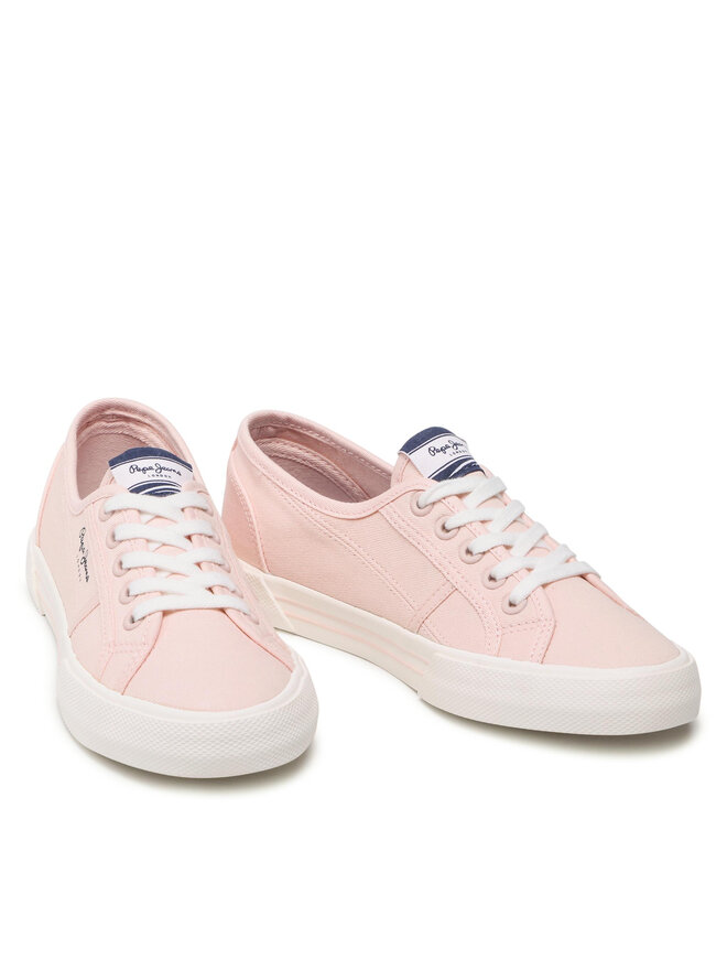 Pepe Jeans Tenisky Pepe Jeans Brady W Basic PLS31287 Růžová