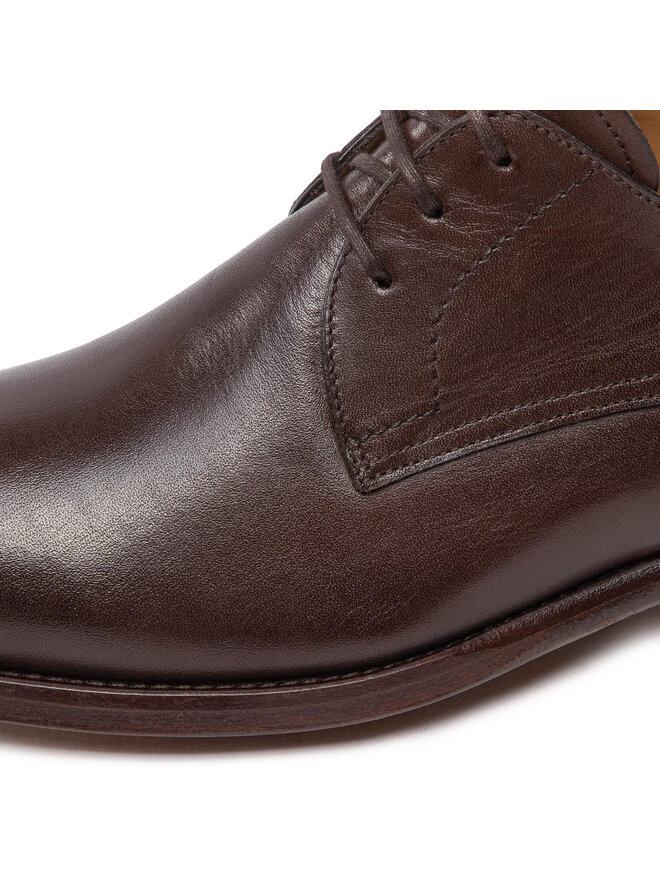 Lord Premium Półbuty Lord Premium Derby 5504 Brązowy