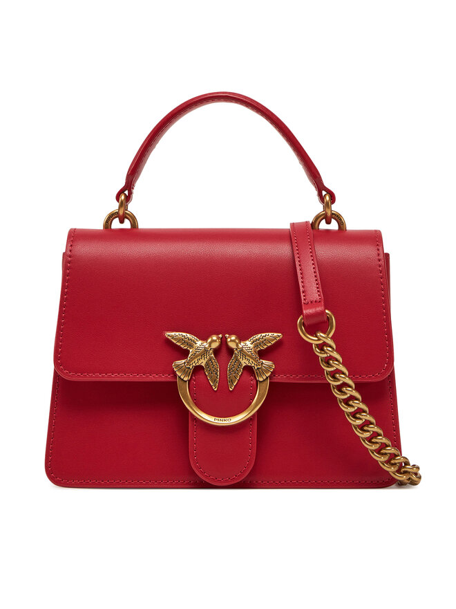 PINKO Handtasche PINKO Love One Top Handle Mini Light PE 25 PLTT 100071 A0F1 Rot