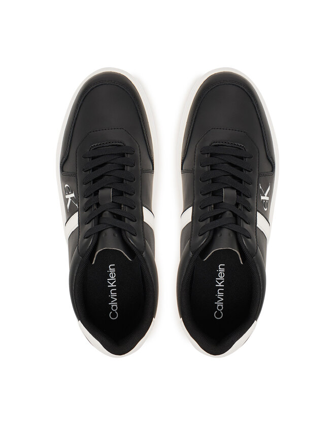 Calvin Klein Sneakers Calvin Klein Classic Cups Lace Lth Emb Tongue HM0HM02237 Schwarz