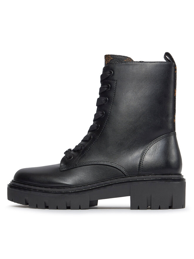 Guess Bokacsizma Guess Jefei FLPJFI FAL10 Fekete