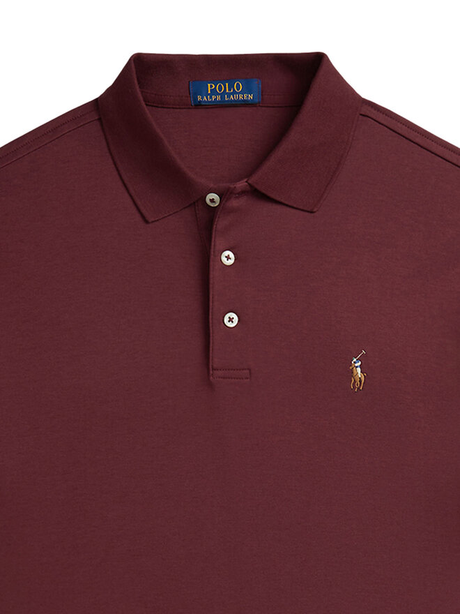 Polo Ralph Lauren Polo Ralph Lauren Поло 710704319173 Бордовий Custom Slim Fit