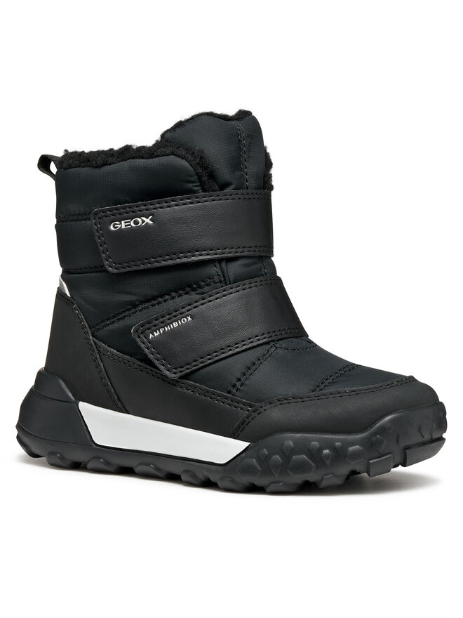 Geox Škornji za sneg Geox J Trekkyup B Abx J46MBF 0FU54 C9999 D Črna